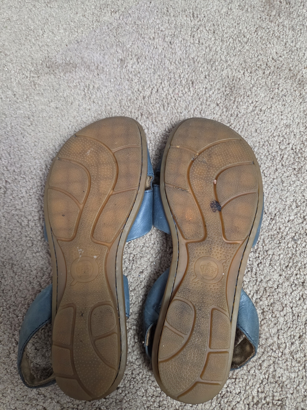 Born Teal Open-Toe Slingback Leather Mules - Picture 6 of 6